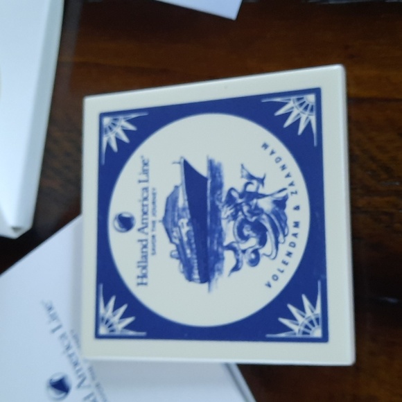 NWT.  Holland America Line Coasters - Picture 2 of 8